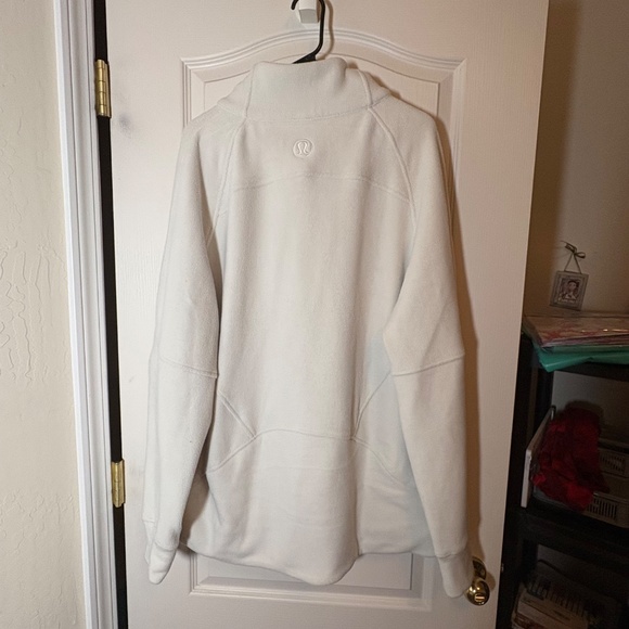 Scuba Stretch Fleece Funnel Zip Up. NWT MSRP $168. Color: BONE - Picture 6 of 6